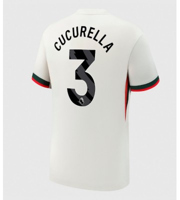 Chelsea Marc Cucurella #3 Udebanetrøje 2025-26 Kortærmet